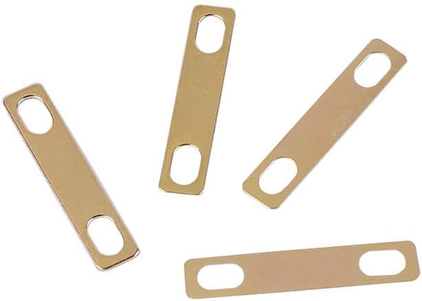 Alnicov 4Pcs Guitar Neck Shims 0.2mm 0.5mm 1mm Thickness Brass Shims for Electric Guitar Bass Luthier Tools(Gold) - Image 3