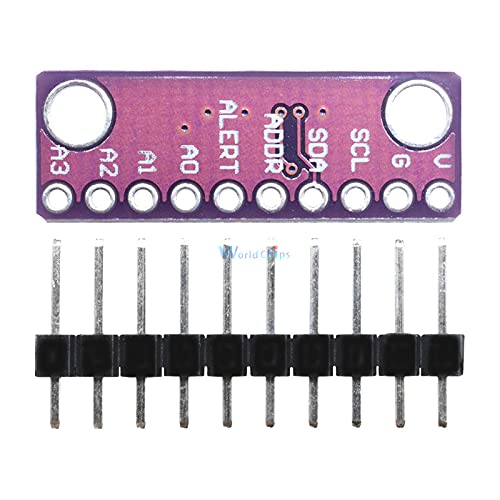 16 Bit IIC I2C 4 Channel ADS1115 Module ADC with Pro Gain Amplifier for Arduino 2V to 5V Auto Shut Down Programmable Comparator