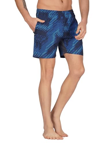 Image of NEVER LOSE Mens 5 inch Swim Trunks with Zipper Pockets Quick Dry Beach Board Shorts for Men Swimsuit Swimwear with Mesh Lining
