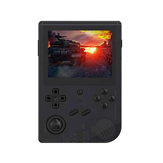 HAOCAI RG351V handhållen spelkonsol, Game Boy Advance-konsoler med 5000/10 000 klassiska spel, öppet källsystem, 3,5-tums IPS-skärm, RK3326 chip retro spelkonsol