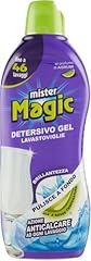 Mr Magic Detersivo Gel Lavastoviglie, con Azione Anticalcare, Rilascia un Gradevole Profumo di Agrumi, 3 Confezioni da 650 ml