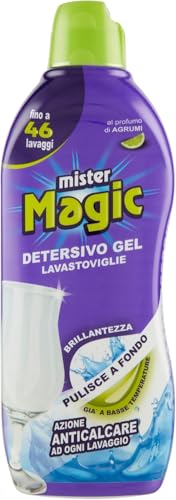 Immagine prodotto: Mr Magic Detersivo Gel Lavastoviglie, con Azione Anticalcare, Rilascia un Gradevole Profumo di Agrumi, 3 Confezioni da 650 ml