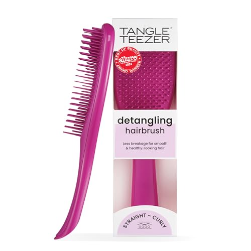 Tangle Teezer - Escova de cabelo desembaraçadora The Ultimate Detangler para todos os tipos de cabelo. Cor: Rosa