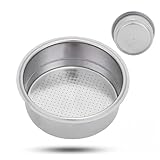 Filtro de cafetera, filtro de café de acero inoxidable. filtro reutilizable apto para dos tazas de café. Doble capa de 51mm. Compatible con Cecotec. Muy fácil de limpiar.