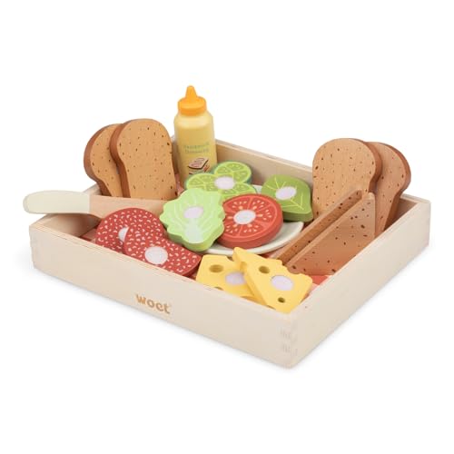 New Classic Toys Cutting Meal-Lunch-Picnic-Box 18 sztuk, wielokolorowe, 10591