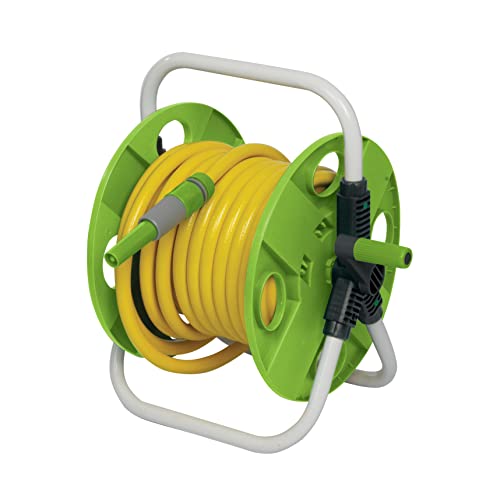 Silverline Tools 547900 - Carrete para manguera (Manguera hasta 45 m), multicolor