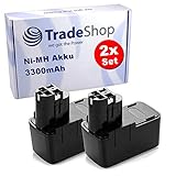 ✅ 𝐖𝐄𝐑𝐊𝐙𝐄𝐔𝐆-𝐀𝐊𝐊𝐔: Akkutyp: Ni-MH / Spannung: 14,4V / Kapazität: 3300mAh / Leistung: 47,52Wh / erstklassige A-Grade Zellen / Farbe: Schwarz