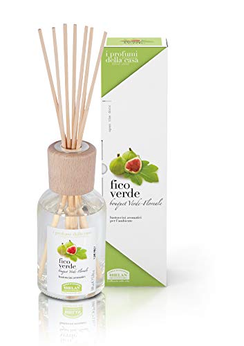 Helan, I Profumi della Casa, Profumatore per Ambienti al Nettare di Fico Selvatico - Profumo Ambiente con Bastoncini per Diffusori dalla Fragranza Fruttata con Sentori Legnosi, 100 ml - Made in Italy