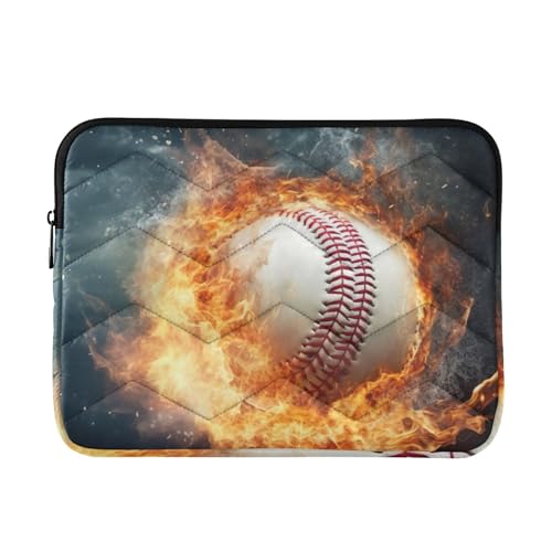 Funda para portátil Fire Baseball Lightning para 13-14 pulgadas miniatura 1
