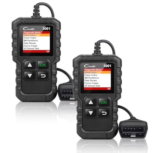 Fiaster OBD2 �̏�f�f�@ LAUNCH CR3001 �� ���{��Ή� �X�L�����c�[�� �L�� �����Ԑf�f�@ ���@�\ �`�F�b�N�G���W�����C�g �J�[�p�i