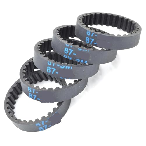 Correa de distribucion HTD3M de 141mm con ancho de 30mm y 47 dientes de goma resistente paquete de 2 3