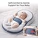 KEESLEY Baby Support Cushion for Supervised Play and Feeding Soft Infant Lounger Pillow