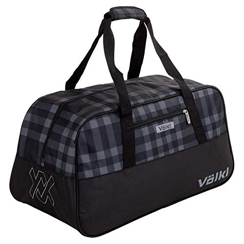 Volkl Team Duffle Tennis Bag Black and Plaid ()