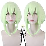 KAPVXRKI Promare Cosplay Wig Mad Burnish Lio Fotia Wigs Heat Resistant Synthetic Wigs for Halloween Costume Party Role Play+Wig Cap