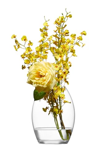 Anton Studio Designs Highbury Handcrafted Traditional Decorative Glass Flower Vase