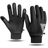 Digiroot Thermo Handschuhe Herren Damen, Touchscreen Radsporthandschuhe Winter Outdoor, rutschfest Winddichte Fahrradhandschuhe Winterhandschuhe für Radfahren Laufen Fahren Joggen Skifahren L