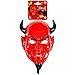 Widmann 86861 - Mask Devil Horror Satan Halloween Carnival Theme Party