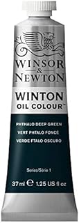 Winsor & Newton Oil Paint, Phthalo Deep Green, 37 ml (Pack of 1)