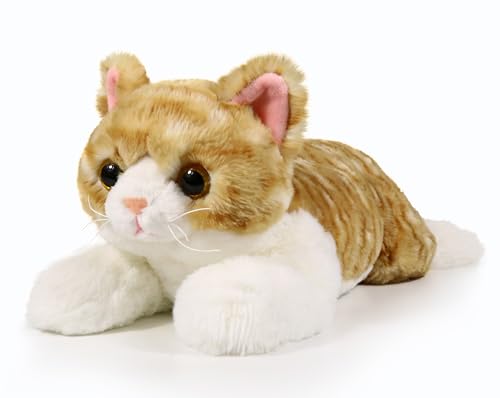 ICE KING BEAR Peluche de gato con peso de 16 pulgadas, 1,2 kg, animal de peluche grande (naranja)