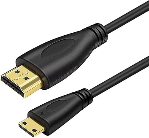 HDMI to Mini HDMI Adapter [Aluminum Shell, Braided] High Speed 4K 60Hz HDMI 2.0 Cord, Compatible with Camera, Camcorder, Tablet and Graphics/Video Card, Laptop,