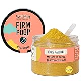 Wolf Belly - Probióticos Diarrea Perros 100% Natural (60 gr) Prebióticos & Enzimas Digestivas | Suplemento de Fibra en Polvo | Regula Tránsito Intestinal Rico en Calabaza - Elaborado en España
