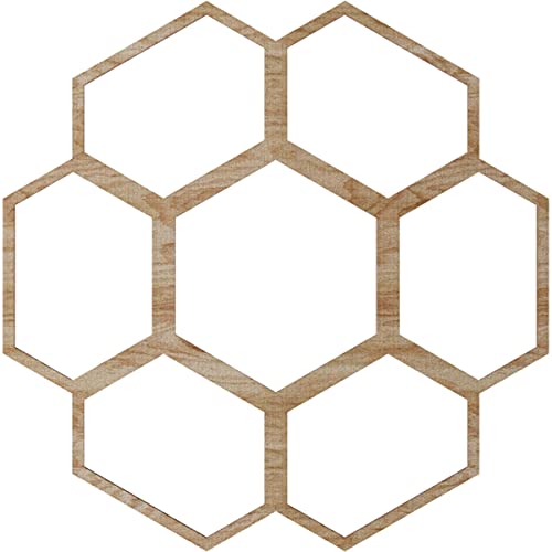 Image of Ekena Millwork 28 inchOD x 12 inchID x 1 /4 inchT Florin Wood Fretwork Pierced Ceiling Medallion, Red Oak