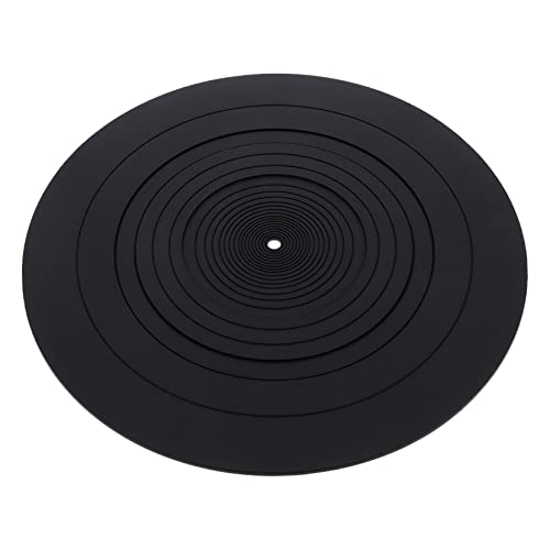 GOOHOCHY Vinyl Record Holder Record Mat Silicone Turntable Platter Pad Noise Reduction