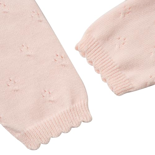 Image of Girls Long Sleeve Cardigan Kids Button Closure Knitted Bolero Shrug Girls Sweaters Tops