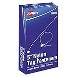 Avery 18800 Nylon Tag Fasteners, Weatherproof, 5