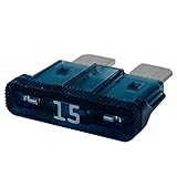 太平洋精工 平型ヒューズ 15A 青 10個セット