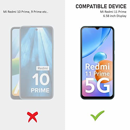 Image of Mr.Shield Top-Notch HD+ Tempered Glass Screen Protector Guard for Redmi 11 Prime 5G (6.58 Inch), 9H Hardness, Military Grade Protection, Easy Installation kit