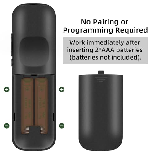 Image of (Pack of 2) Replacement Remote Control for Roku TVs, Compatible with TCL Roku /Hisense Roku /Onn Roku /Roku Built-in Smart TVs. (Not Compatible with Roku Sticks or Box). 1 Year Warranty.
