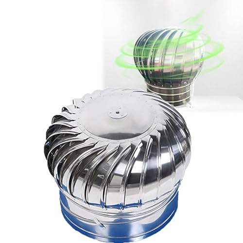 Ventilatore solare a turbina da tetto da 400 mm, scarico rotondo per dissipazione del calore efficiente e circolazione dell'aria, ideale per case, soffitte, fattorie e fabbriche