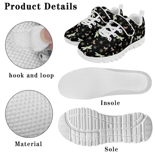 Athletic Sneaker for Boys Girls Casual Hiking Shoes Non Slip Tennis Fitness Walking Strap Sneakers4