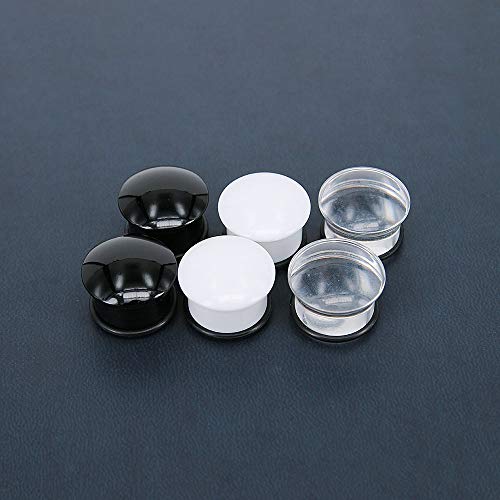 Zs A1-ZH327-11 Set Of 3 Pairs Single Flare Acrylic Ear Plugs Tunnel Expander Piercing Ear Gauges thumb #3