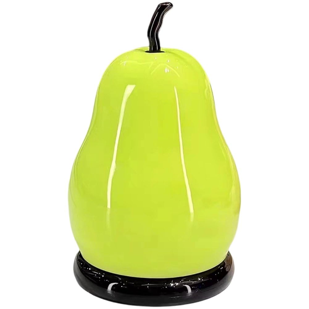 Caeanhi Pear Cartoon Toothpick Holder Fruit Shaped Toothpick Dispenser Cotton Swab Box Dental Floss Organizer For Home