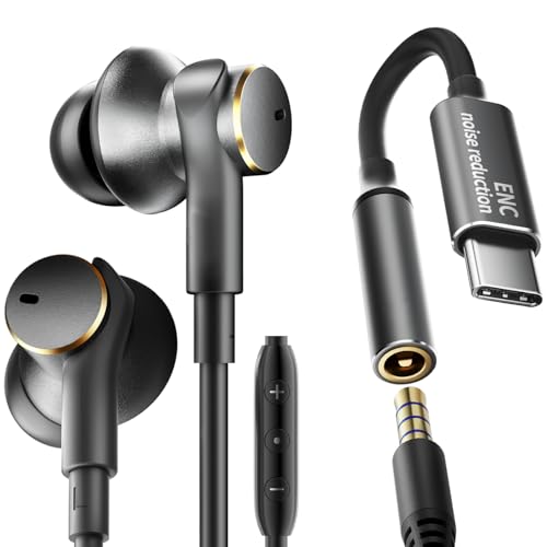 Wired Headphones Balance Powerful Bass & HD Call...