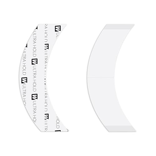 Ultra Hold - Cinta adhesiva de doble cara azul para el cabello, soporte adhesivo impermeable para cabello humano, hombres y mujeres, extensiones de