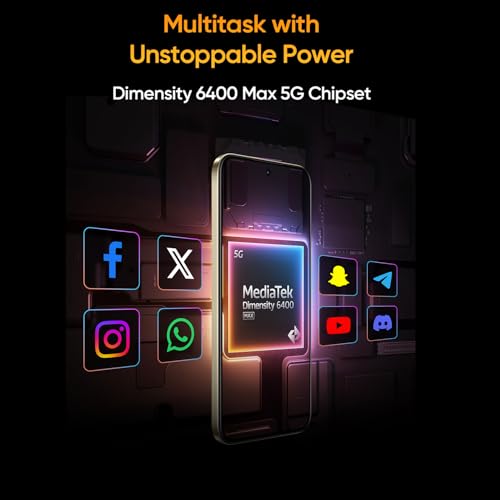 Image of realme 15T 5G Smartphone 12+256GB Flowing Silver,6.67inch Screen, 120Hz Display,7000mAh Battery,60W Fast Charge,Front & Rear Dual 50MP Cameras, Dimensity 6400 Max 5G Chipset,IP69