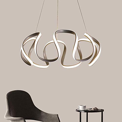 Chandelier LED blanc pour salon et salle à manger YangRy