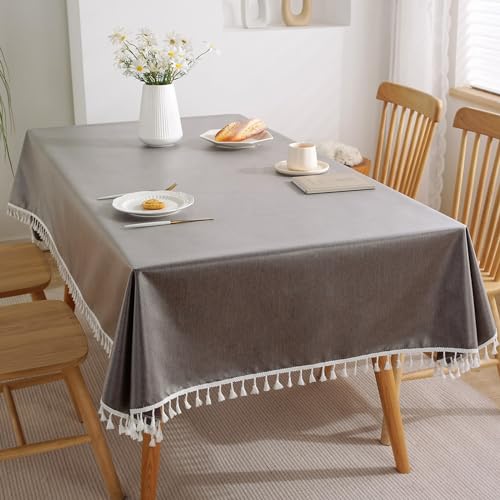 Nappe moderne de qualité supérieure 135x220 cm couleur unie style épuré Daesar