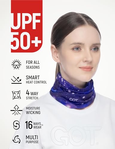Image of UPF 50+ Fishing Neck Gaiter - UV Face Mask Sun Protection for Men Women