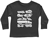 Threadrock Little Boys' Trucks Toddler L/S T-shirt
