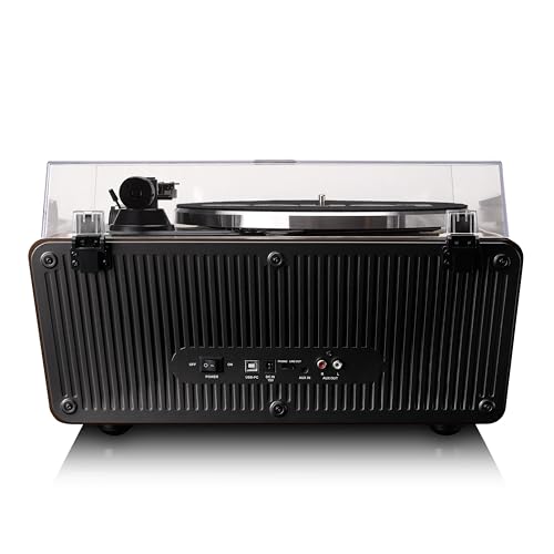 Lenco LS-470WA Platine Vinyle Tout-en-Un avec Haut-Parleurs Intégrés (80W), Bluetooth, Entraînement par Courroie, et Cellule Audio Technica – Finition Noix Élégante - Les Beatles, Paul McCartney, John Lennon, RIngo Starr, George Harrison Lenco LS-470WA Platine Vinyle Tout-en-Un avec Haut-Parleurs Intégrés (80W), Bluetooth, Entraînement par Courroie, et Cellule Audio Technica - Finition Noix Élégante – Image 7