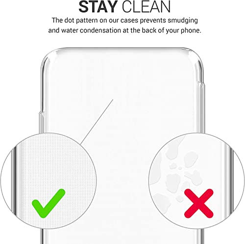 Image of NISHTECH for OnePlus 7T Premium Transparent Hybrid Soft Slim Dust Proof Back Case Cover with Camera Protection