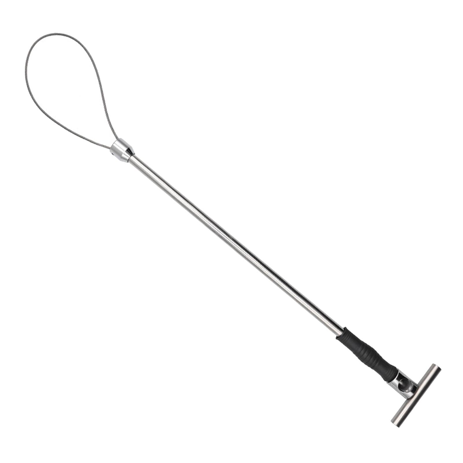 predolo Animal Pole Herramienta de Captura para Perros Gatos Gancho de Acero Inoxidable Lazo de Sujeción Portátil Adecuado para Manejo de Ganado