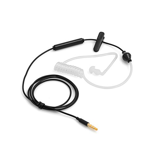Sistema de S einohr Anti de Haz Anti-Radiation Auricular Auriculares con Tubo Smartphone Teléfono...