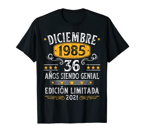 Diciembre 1985 Cumpleaños nacen Diciembre De 1985 Regalo Camiseta
