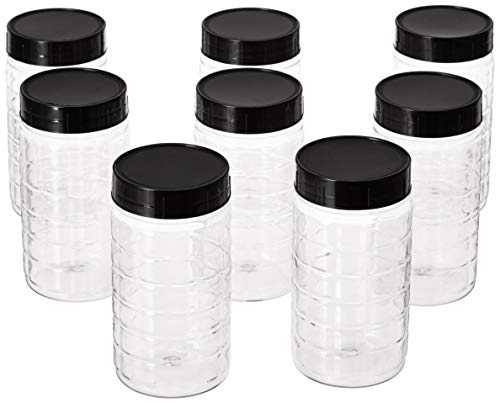 Image of Amazon Brand - Solimo 2000-Watt Room Heater (ISI certified, White colour, Ideal for small to medium r & Spice Jar, 200 ml, Set of 8, Black Combo