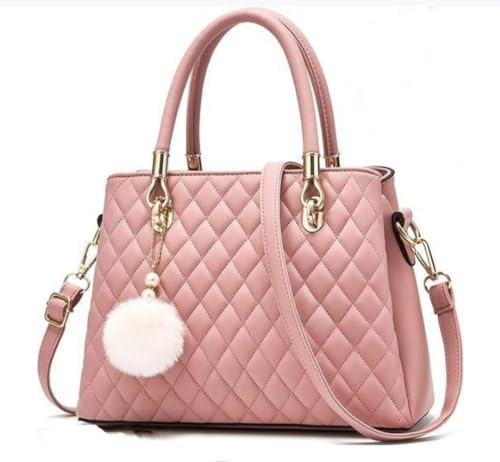 Image of women's pu leather handbag shoulder bag hand held bag with long strap queen collection simple sober and stylish (HB5)